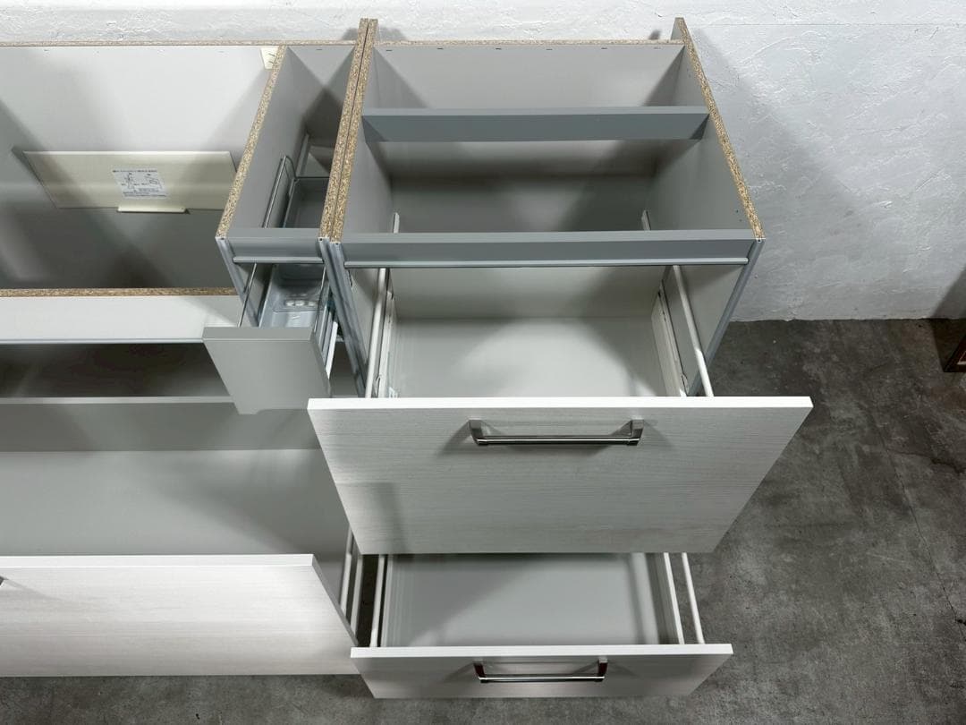 『メーカー不明』システムキッチン キャビネット 引き出し付き収納 RWmis63