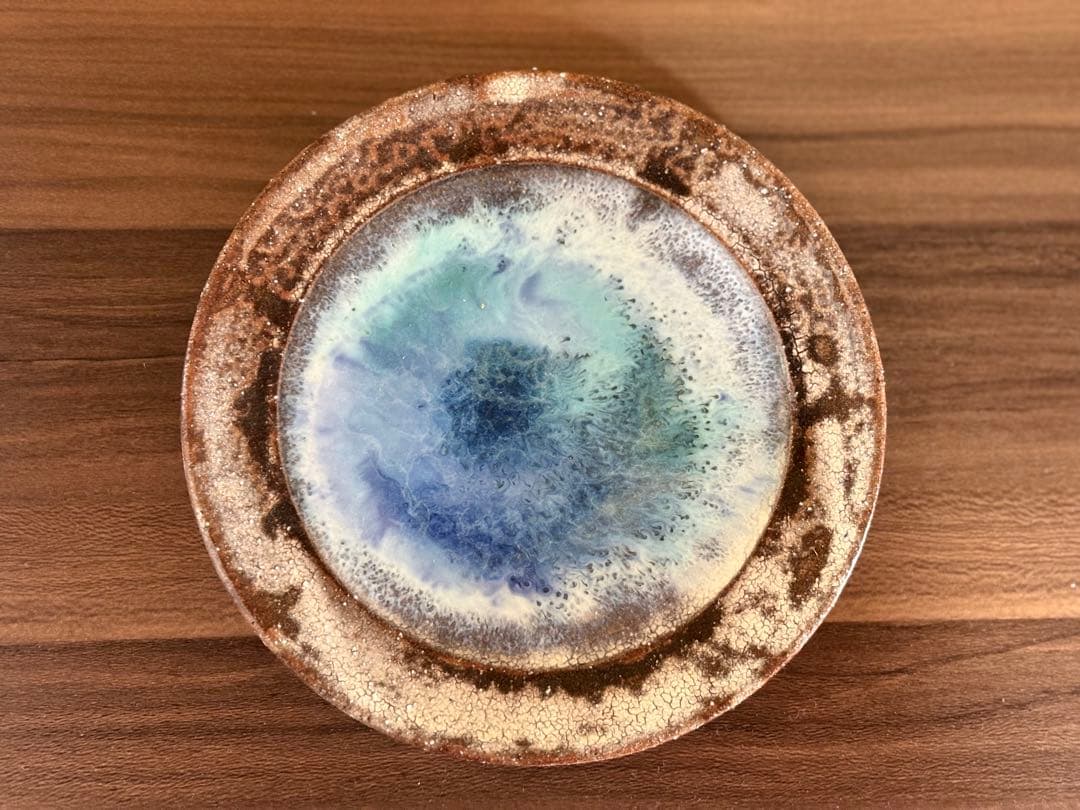 希少 入手困難 新品未使用 阪本健 様 お皿 受け皿 器 植木鉢 鉢