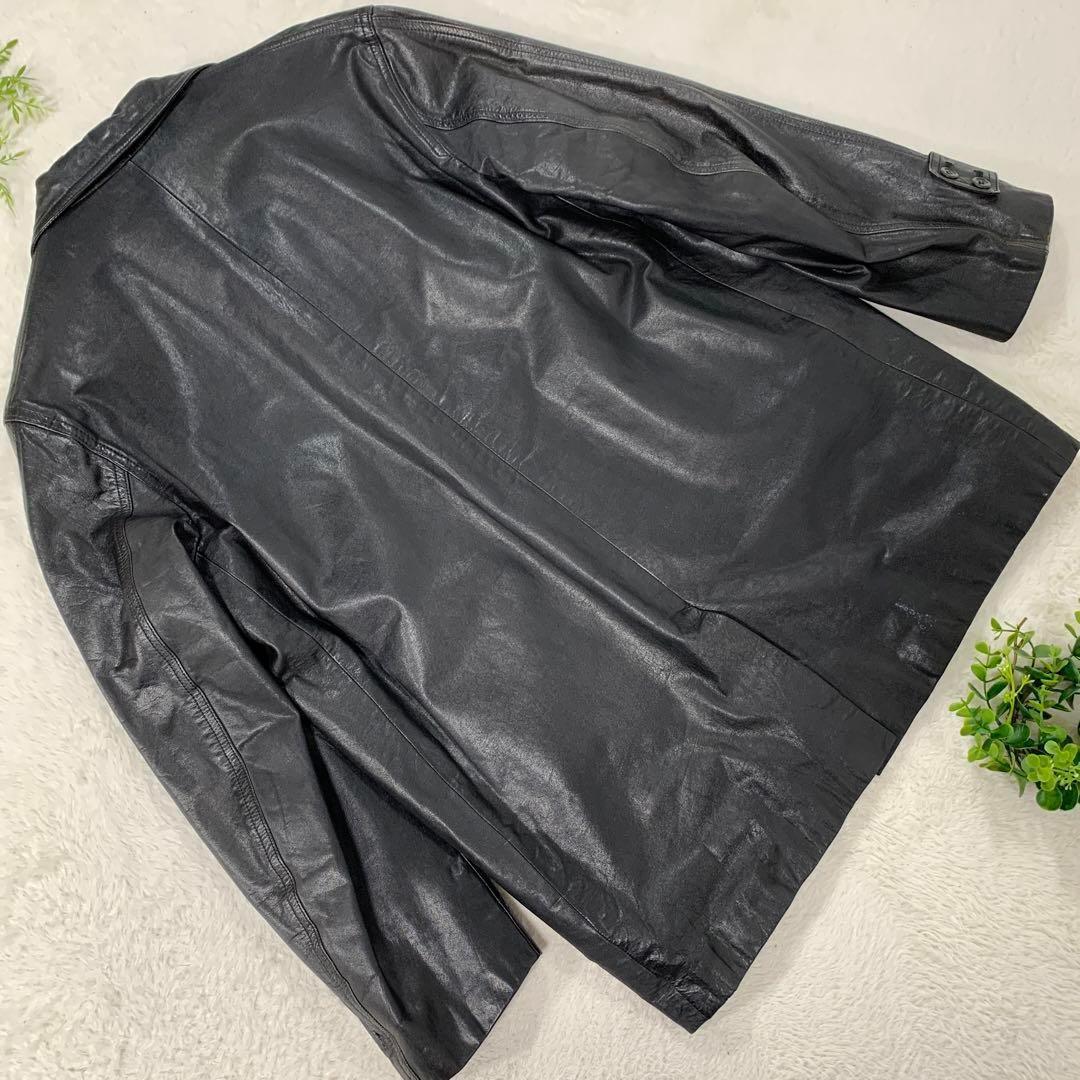 [THREE LEATHER][ヴィンテージ] [牛革]レザージャケット 高級