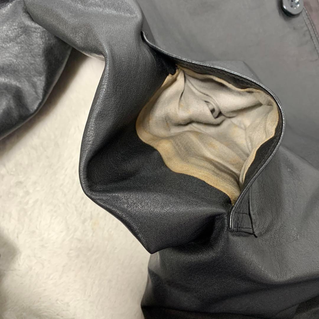 [THREE LEATHER][ヴィンテージ] [牛革]レザージャケット 高級