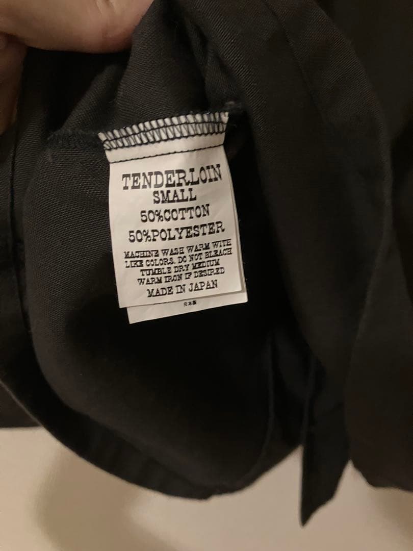 未使用Tenderloin ボウリングシャツ S 黒 テンダーロイン キムタク