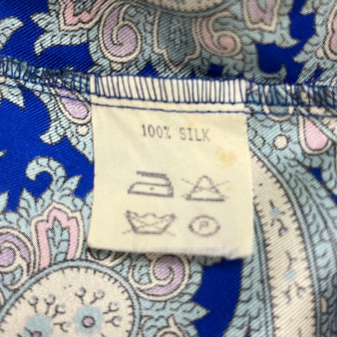 【希少 vintage】ヴェルサーチ☆長袖 シルクシャツ メデューサ バロック