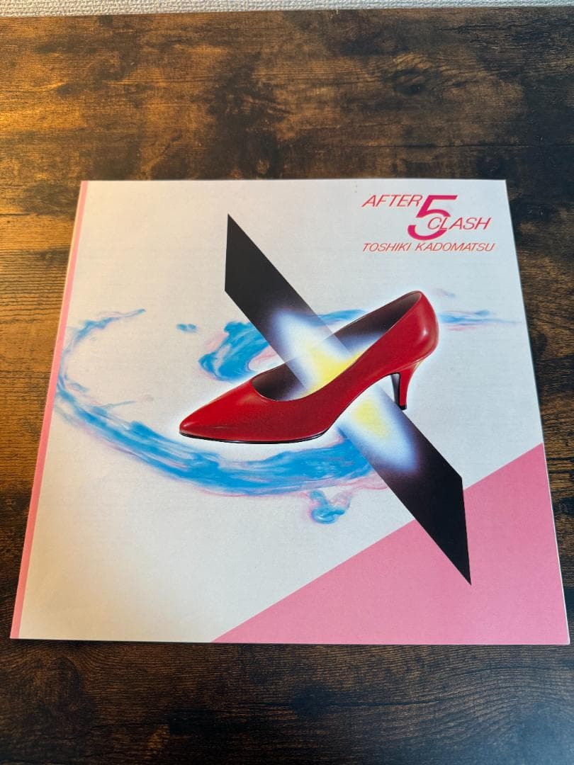 美品 ★ インサート付 角松敏生 / AFTER 5 CLASH LP