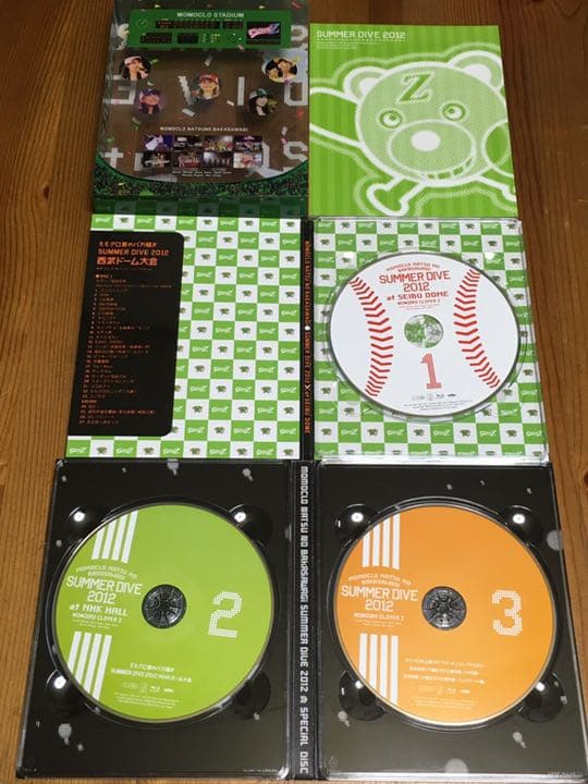 ももクロChan DVD 第1集〜6集　サマーダイブ2012 ブルーレイ　7点