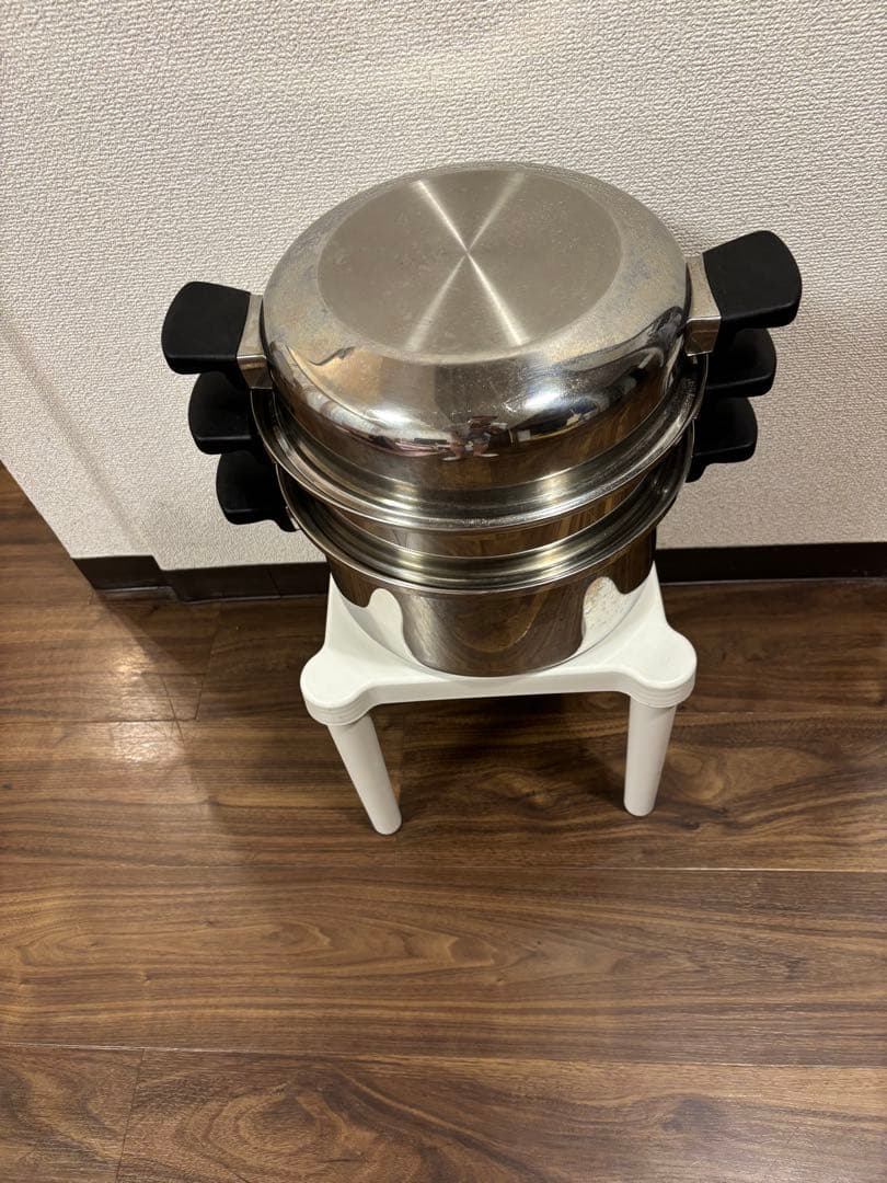 アムウェイ　クィーンクック　6Lシチューパンセット 両手鍋 ステンレス 鍋