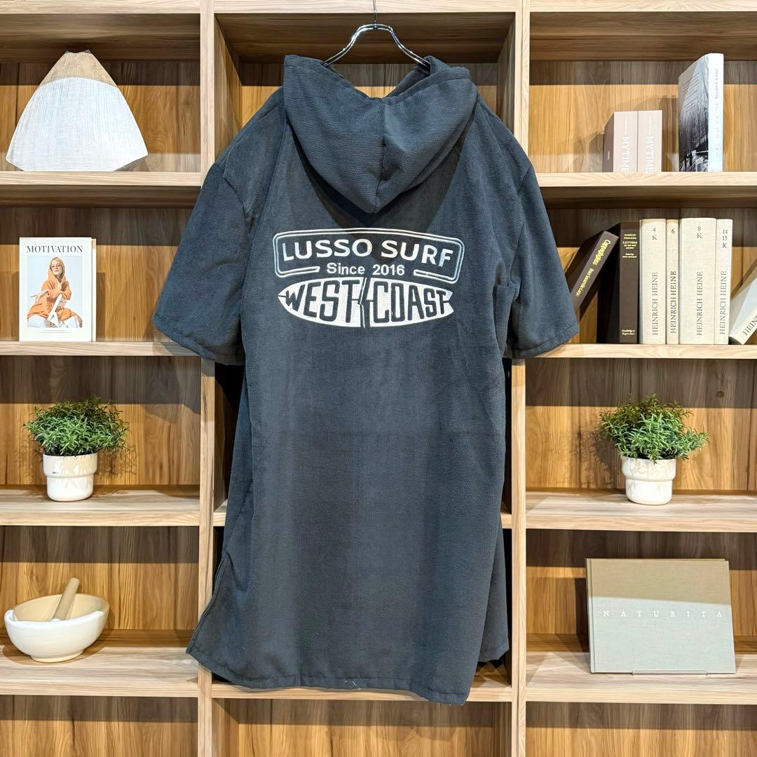 雑誌掲載モデル☆LUSSO SURF お着替えポンチョ　グレー⭐︎送料込み