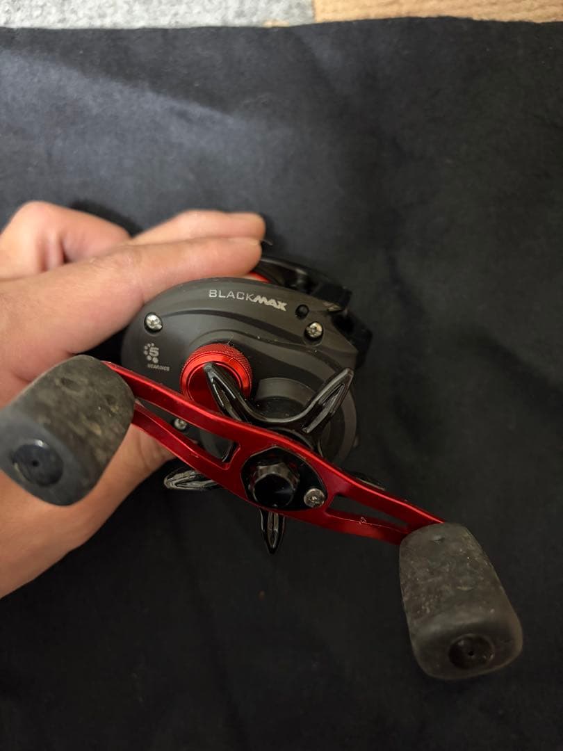 バス釣り　リール　ロッドセット