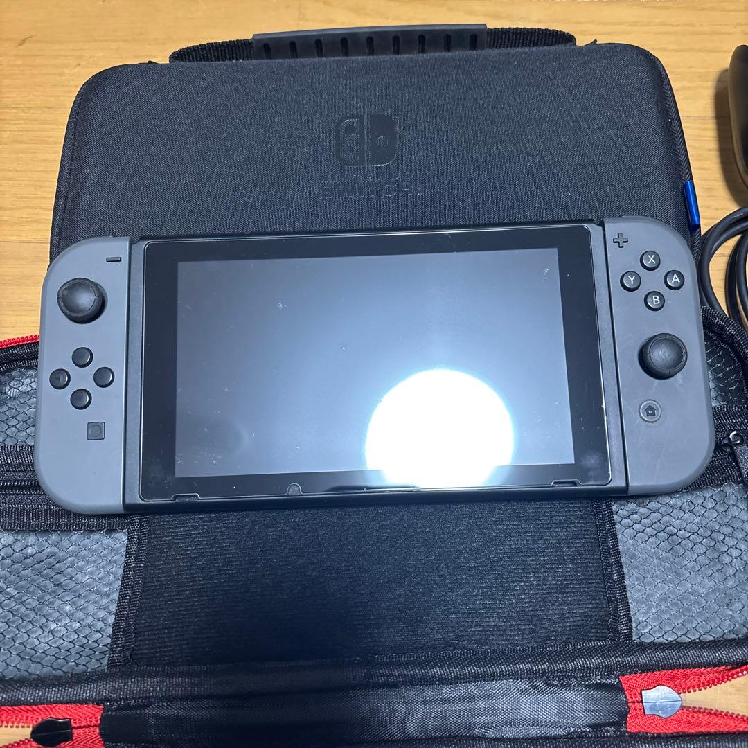 Nintendo Switch グレー 本体 収納ケース付き