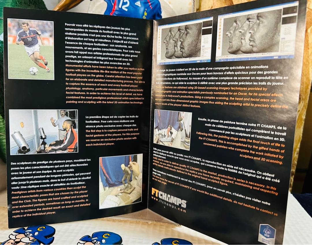 06' FT CHAMPSサッカーフィギュア12インチ フランス代表アンリ