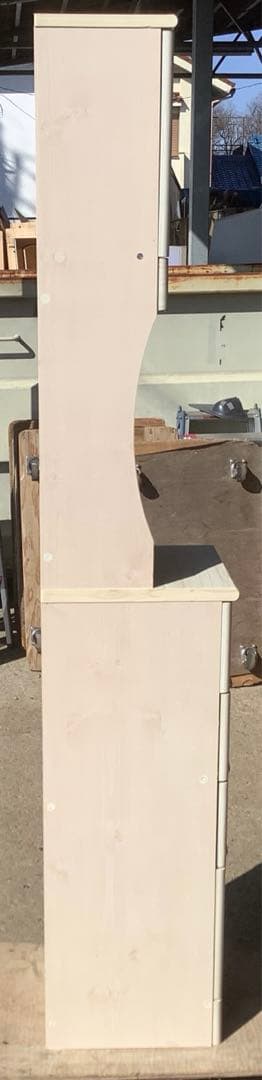 まあと 幅30cm スリムキッチンラック フレンチカントリー風食器棚