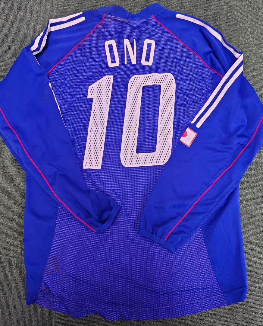 2002日韓ワールドカップ　日本代表レプリカユニフォーム　小野伸二モデル