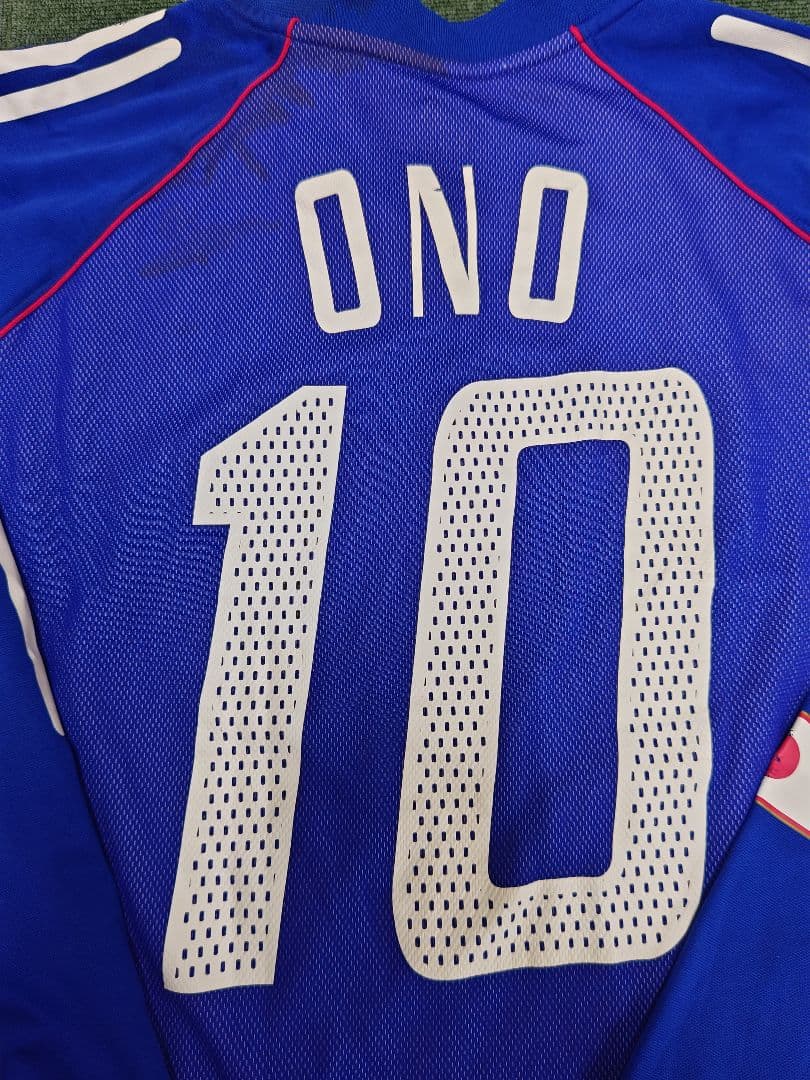 2002日韓ワールドカップ　日本代表レプリカユニフォーム　小野伸二モデル