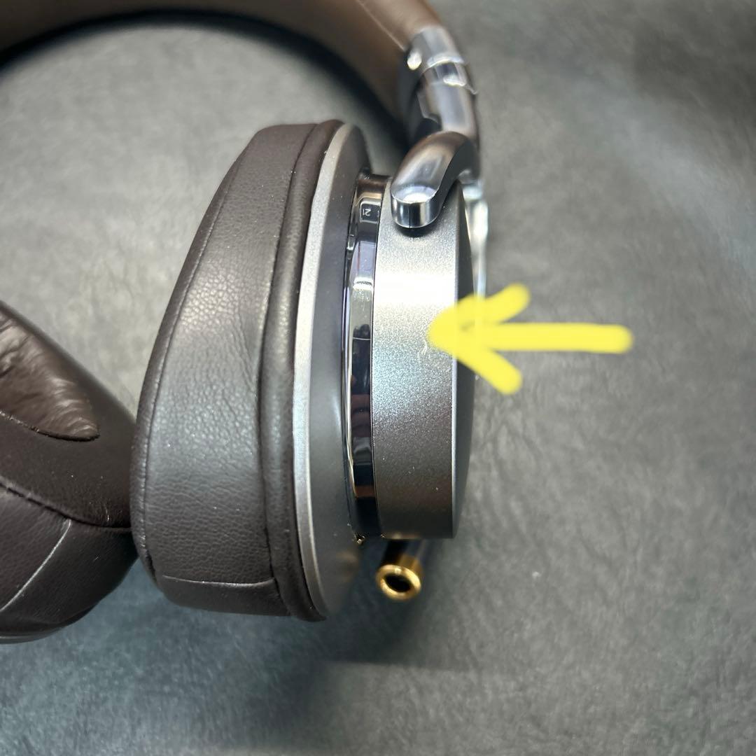 【美品】SONY MDR-1A ステレオヘッドホン シルバー　ハイレゾ対応