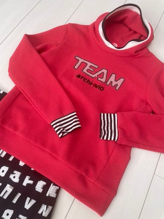 アルチビオ archivio ゴルフウェア レディース 長袖　ピンク トップス