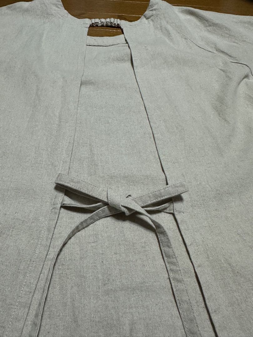 中川政七商店　割烹着　ロング丈/生成