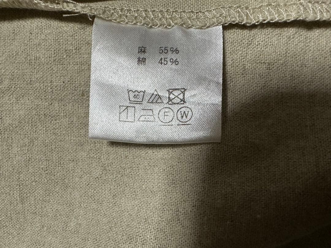 中川政七商店　割烹着　ロング丈/生成