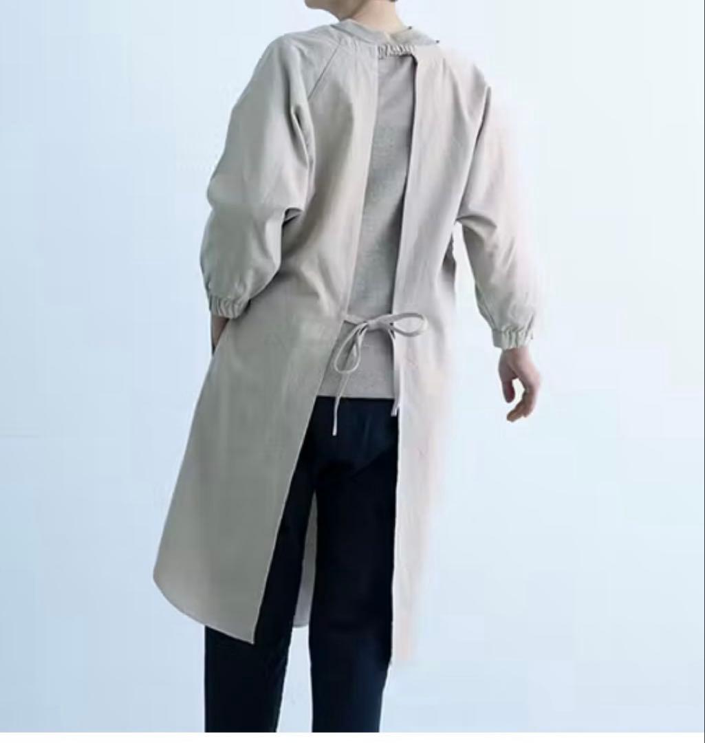 中川政七商店　割烹着　ロング丈/生成