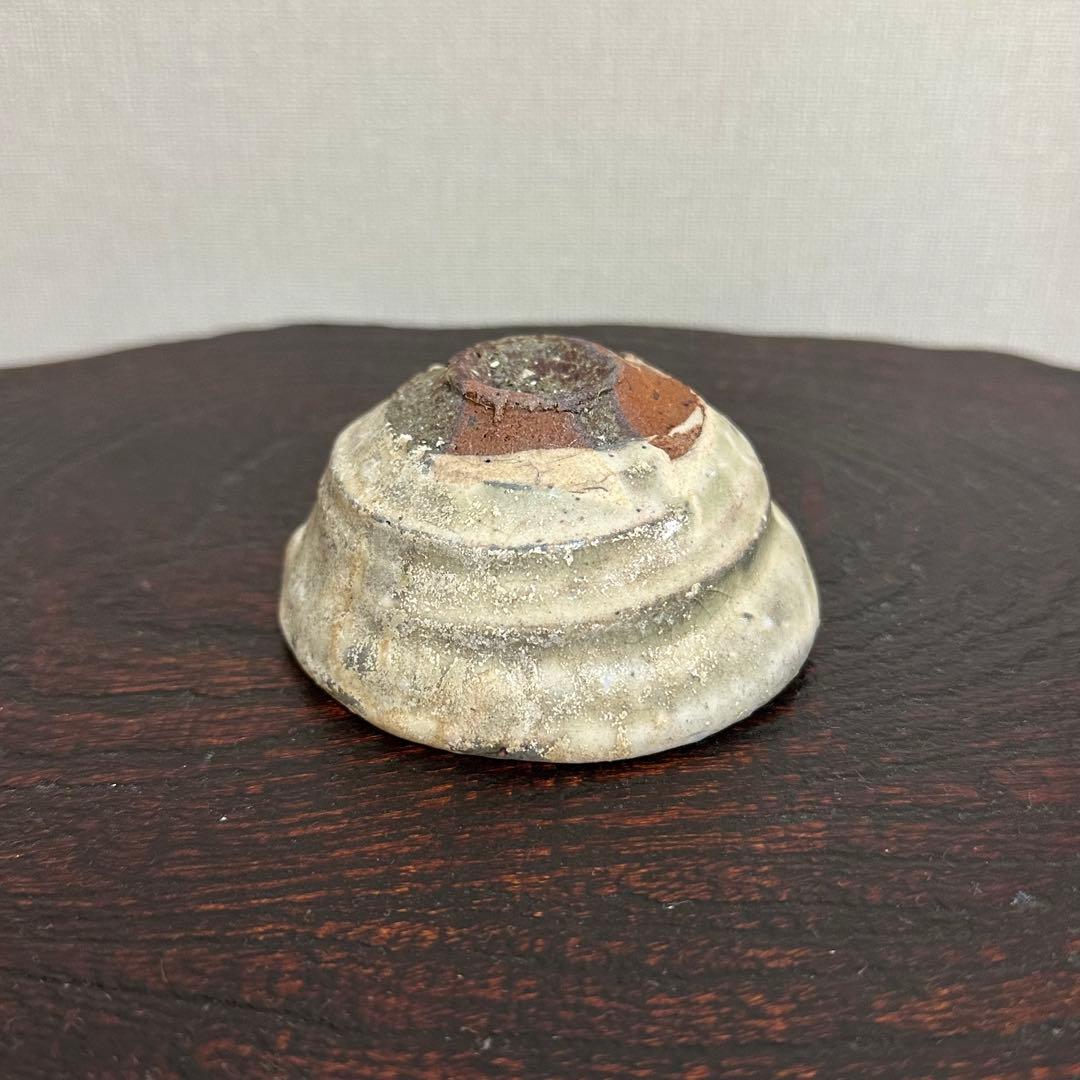 加藤委 川小牧粉引盃 ぐい呑み