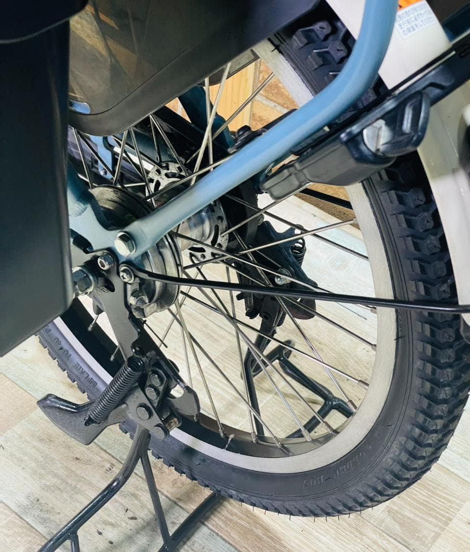 ブルー系 最高峰バビー ヤマハ 子供乗せ電動アシスト自転車 H3655