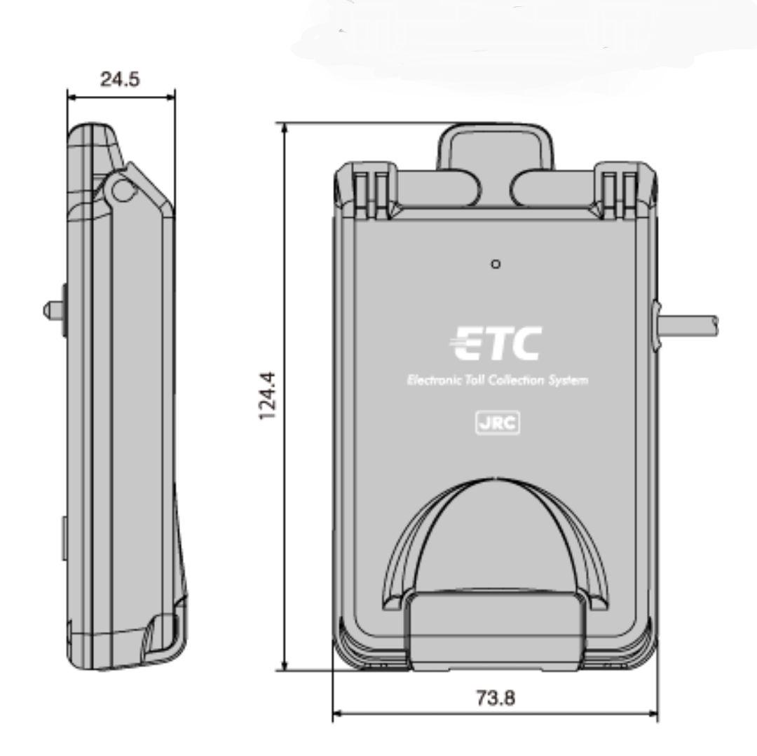 バイク用　ETC　日本無線　JRM-12　【838】