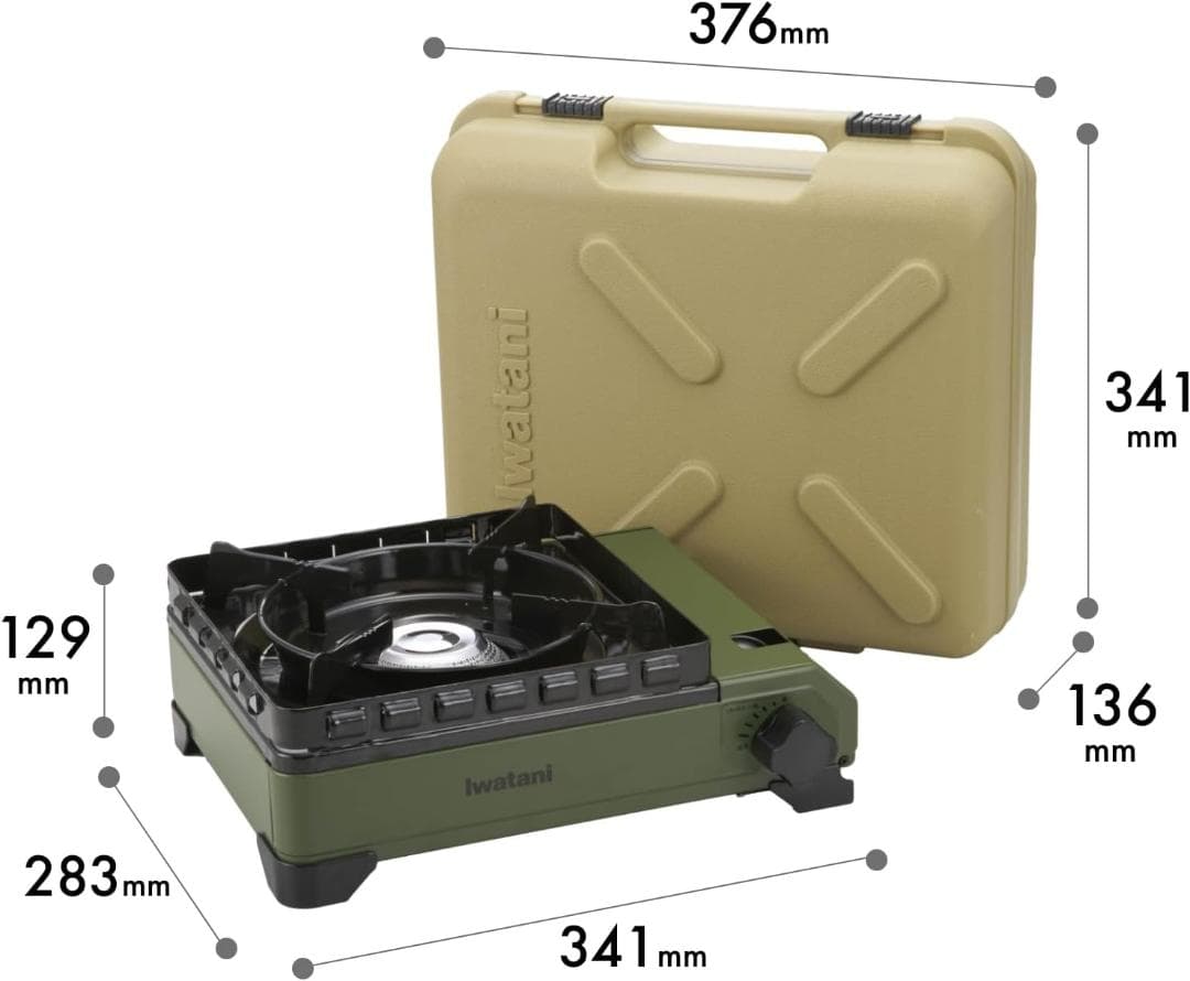 イワタニ カセットコンロ カセットフー ケース付き キャンプ アウトドア