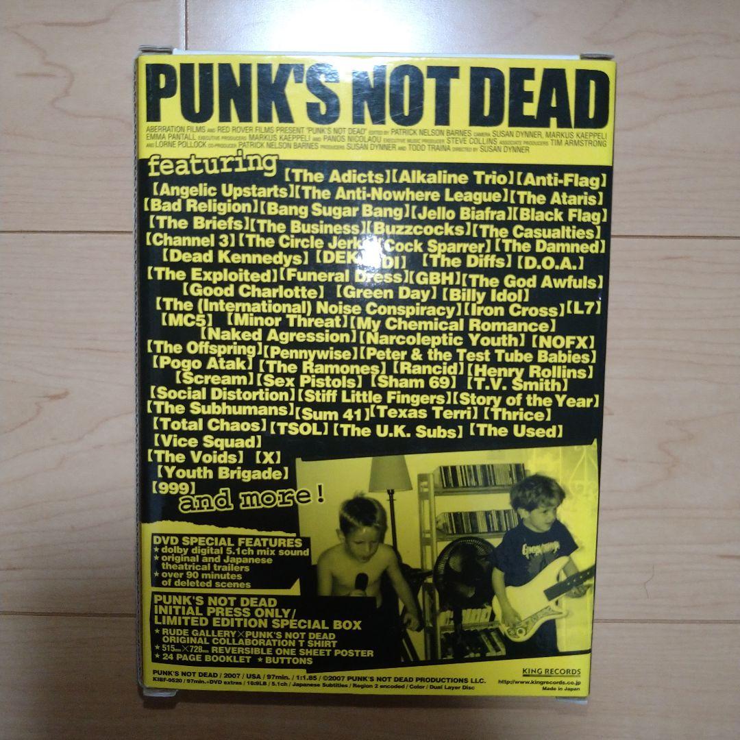 新品PUNK'S NOT DEAD 限定版 DVD BOX付属品Tシャツ缶バッジ