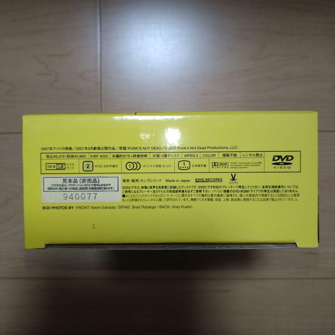 新品PUNK'S NOT DEAD 限定版 DVD BOX付属品Tシャツ缶バッジ
