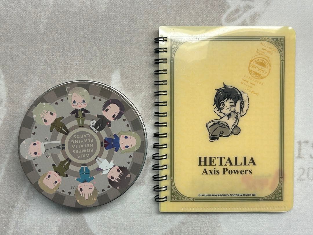 ヘタリア　原作画集・公式ガイドブック・トランプ・ミニリングノートセット