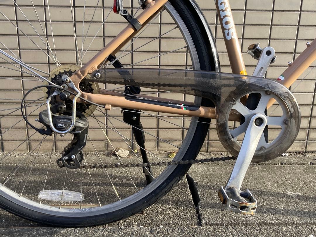 GIOS ESOLA ジオス イソラ サイズ450mm 外装7段 前後フェンダー