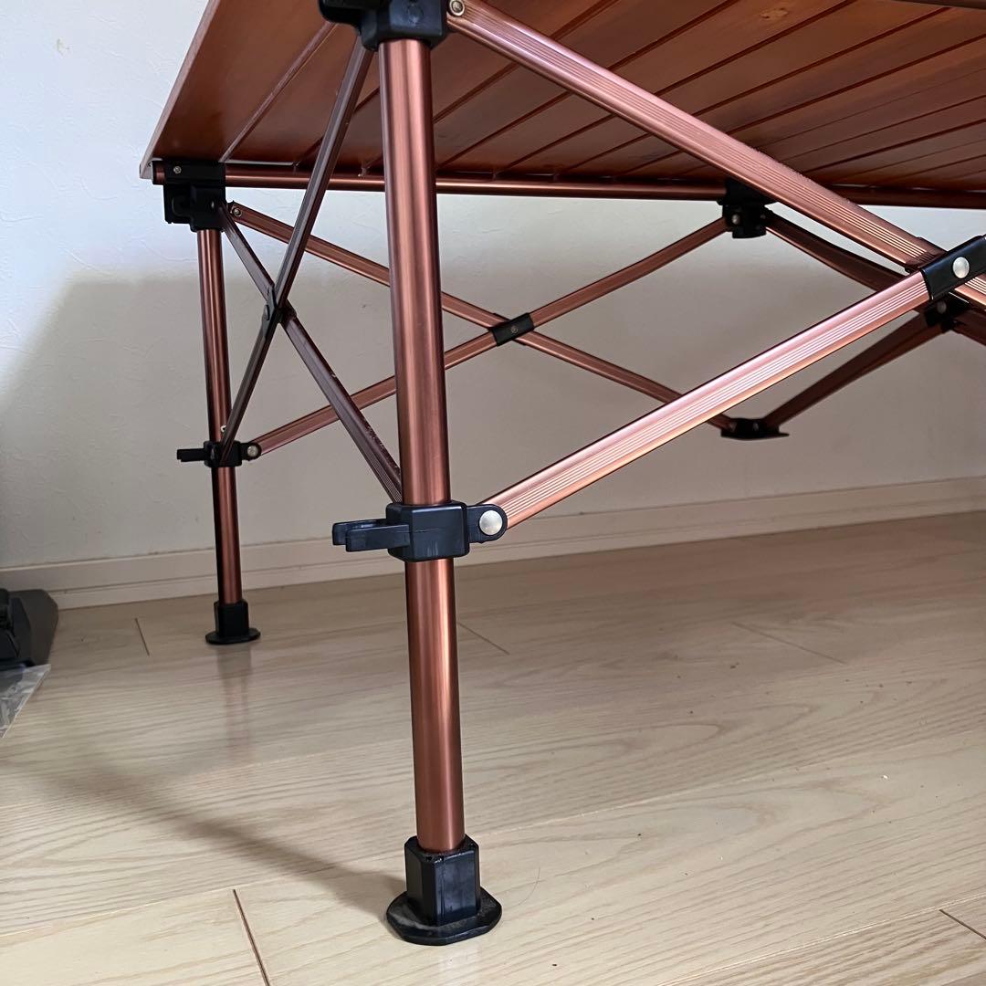 美品✨コールマン ナチュラルウッドロールテーブル クラシック 110