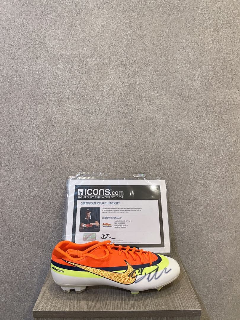 クリスティアーノ・ロナウド 直筆サイン cristiano ronaldo