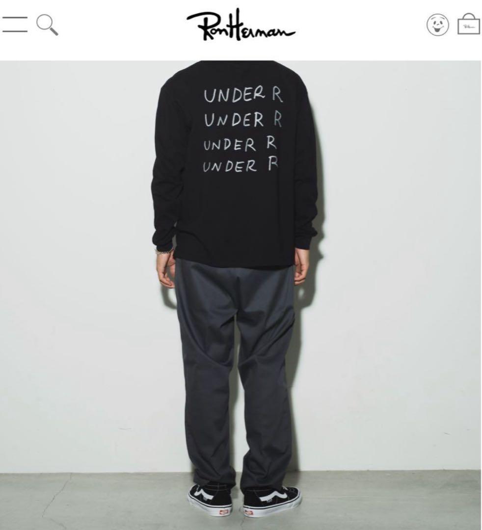 アンダーR 別注 ディッキーズ ワークパンツ 32 ワイド グレー ロンハーマン