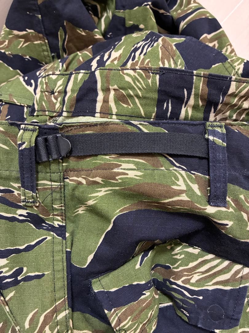 カスタム タイガーストライプ パンツ ストレート タイガーカモ ゴールドタイガー