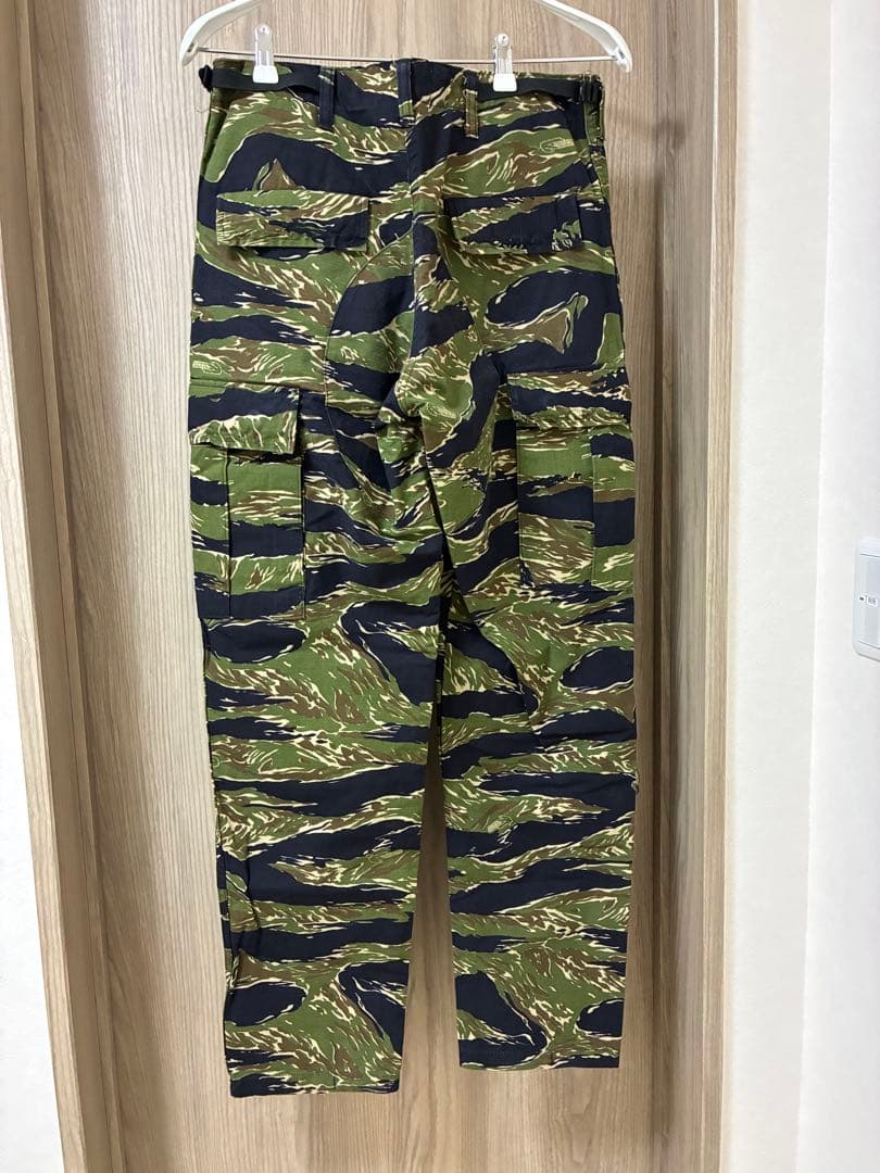 カスタム タイガーストライプ パンツ ストレート タイガーカモ ゴールドタイガー