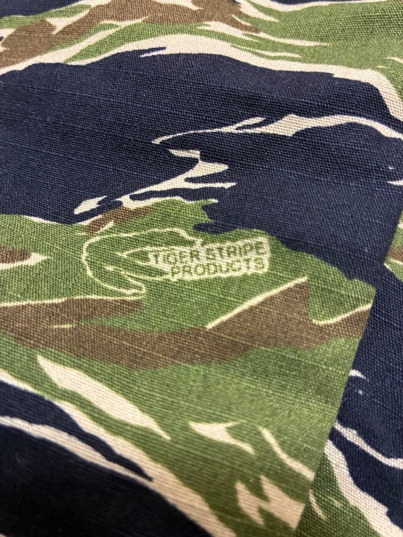 カスタム タイガーストライプ パンツ ストレート タイガーカモ ゴールドタイガー
