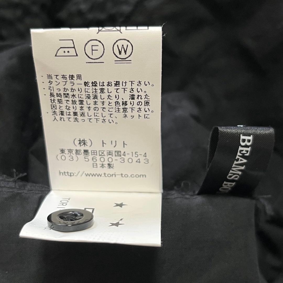 TORI-TO × BEAMS BOY レース & ギャザー ワンピース M 黒