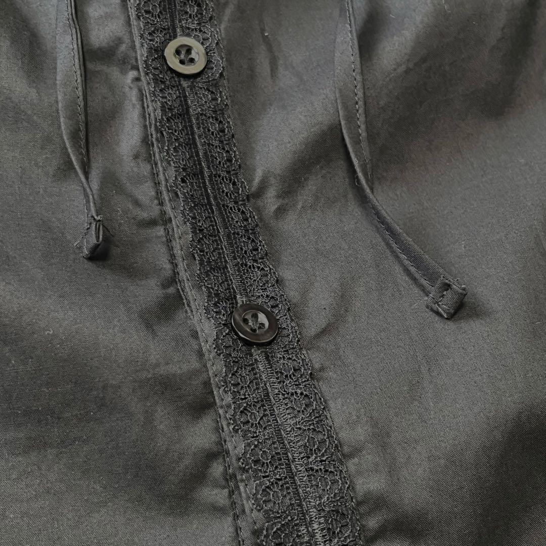 TORI-TO × BEAMS BOY レース & ギャザー ワンピース M 黒