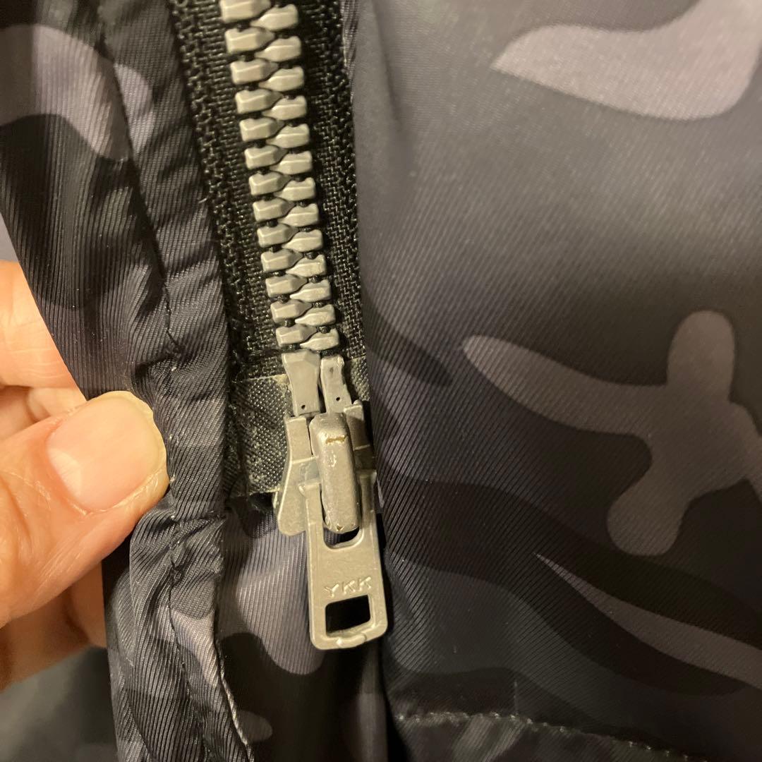 ATHLETA 迷彩柄 ダウンベンチコート　プラスズボン付き