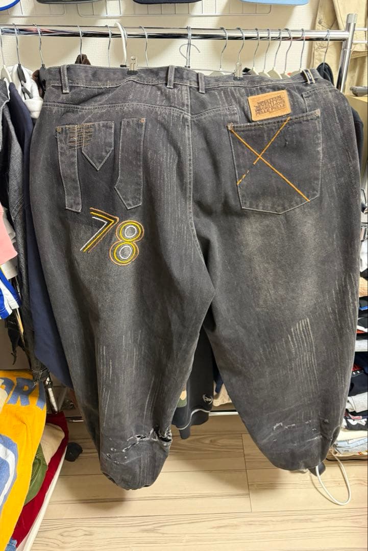 【激レア】ペレペレ セットアップ 極太 ブラック b-boy HIPHOP