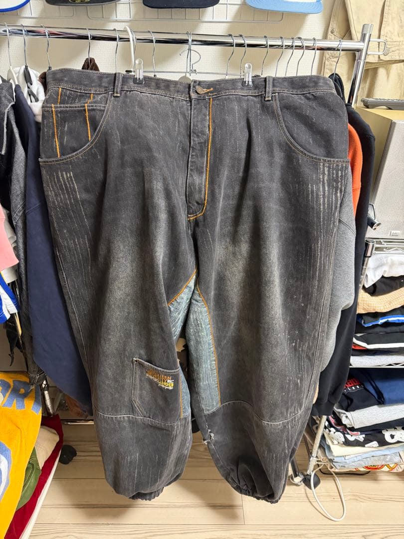 【激レア】ペレペレ セットアップ 極太 ブラック b-boy HIPHOP