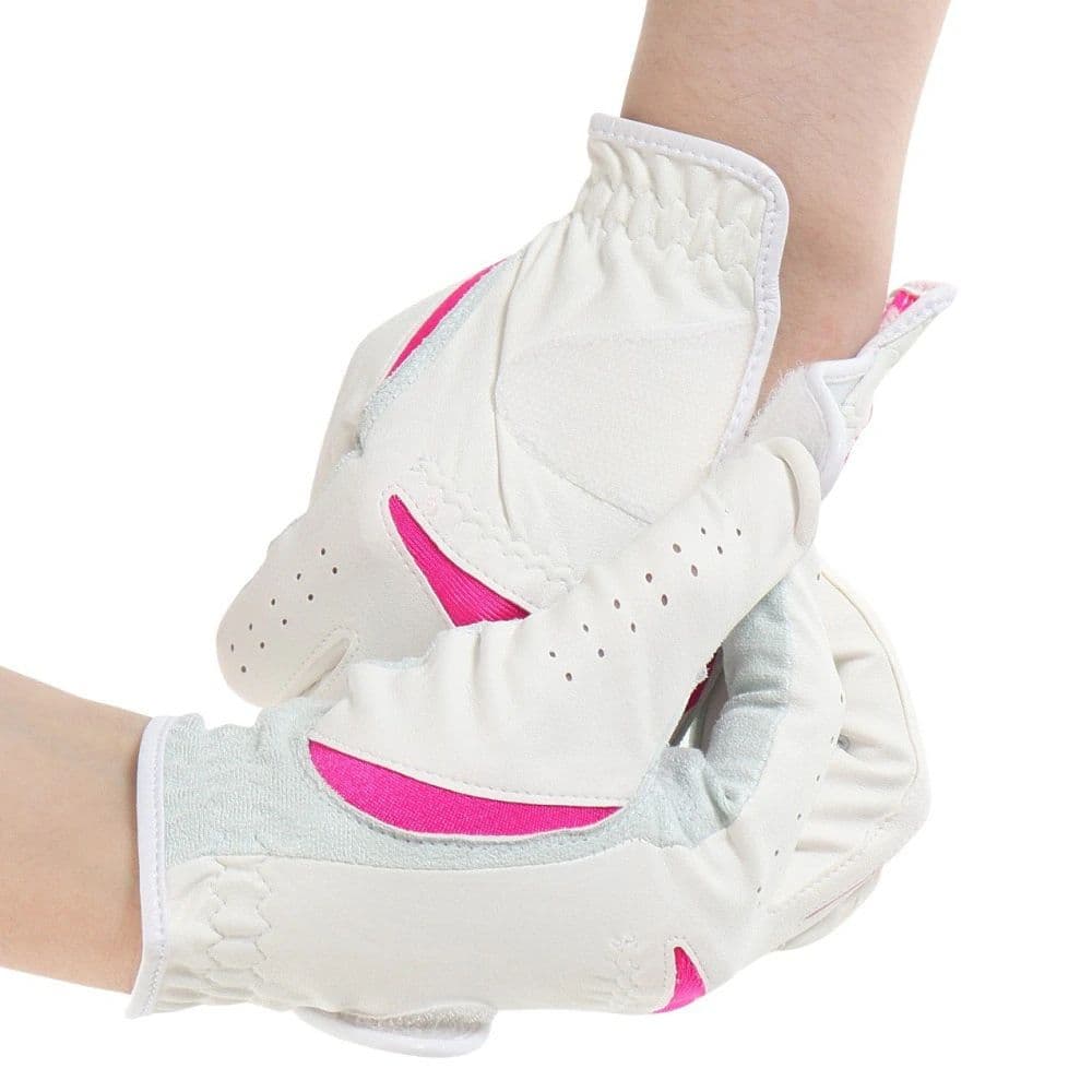 SEVGOLF2色組 サイズ20 両手用合皮グローブ SEVG-GL004LW