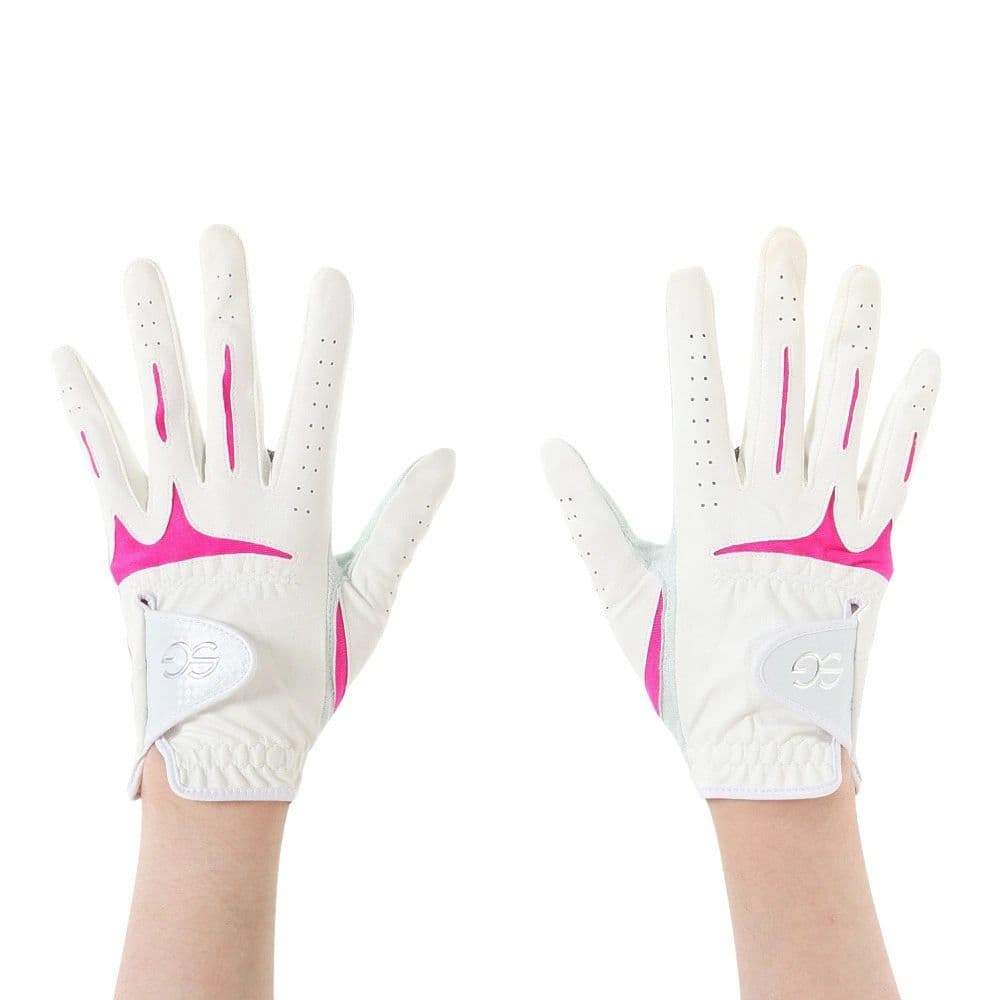 SEVGOLF2色組 サイズ20 両手用合皮グローブ SEVG-GL004LW