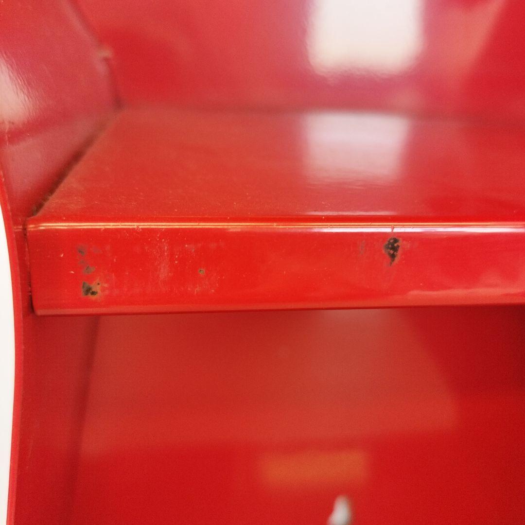 北欧IKEA PS 1995 鍵穴型 掛時計 置時計 収納有赤レッド