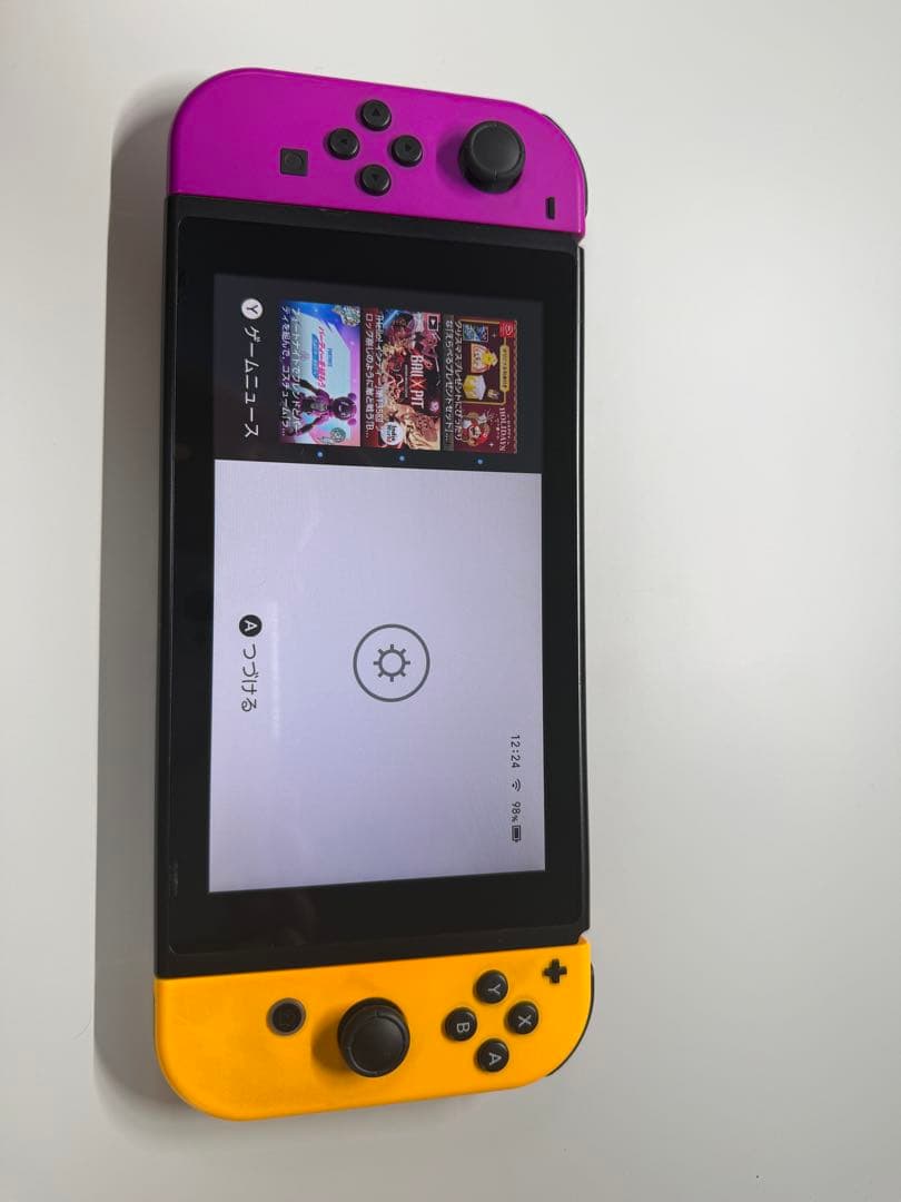 Nintendo Switch 本体 紫/オレンジ