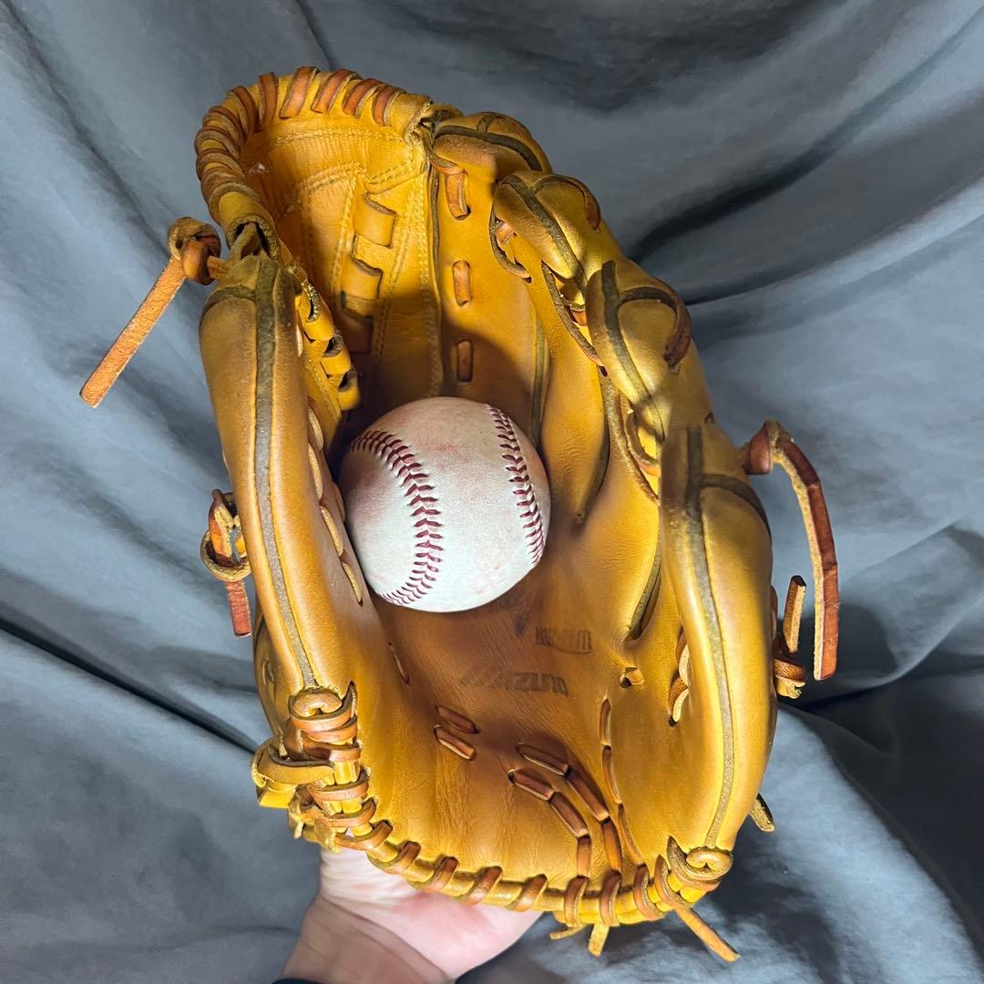 Mizuno ビクトリーステージ　一般軟式投手用グローブ Mマーク