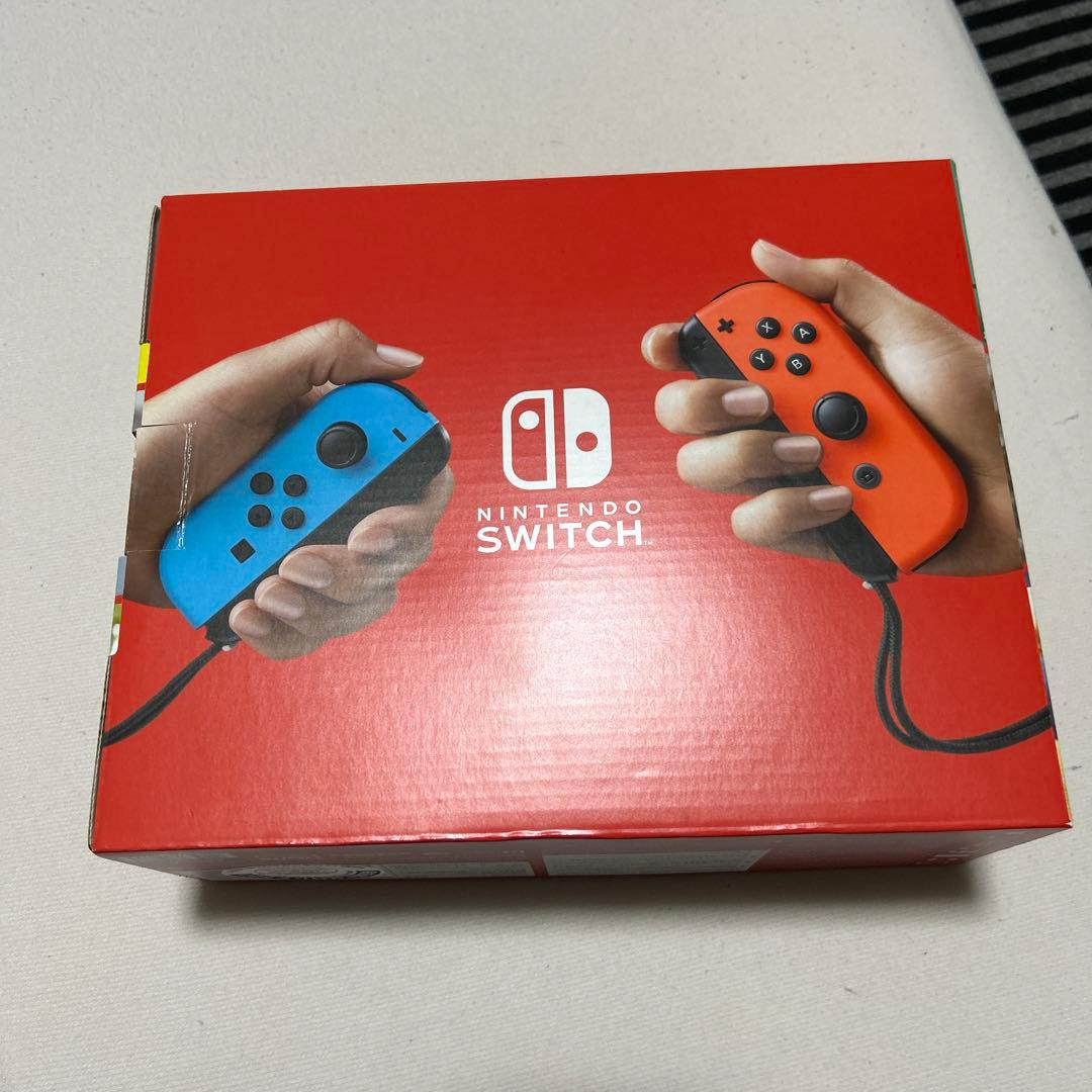 Switch 本体 2023年購入　バッテリー強化版　ジョイコン黄色➕紫付き