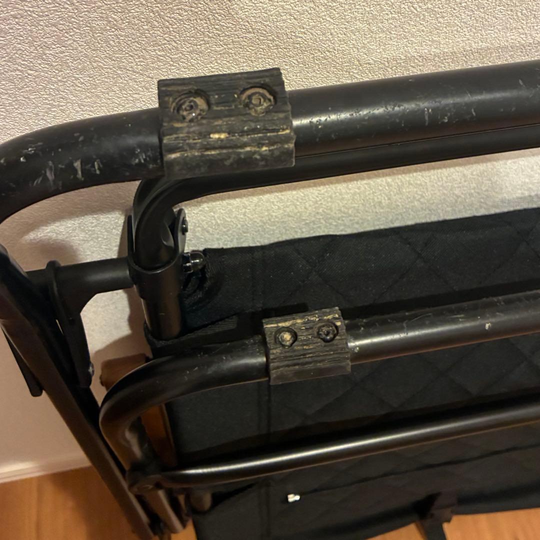 WAQ リクライニングロー チェア ブラック