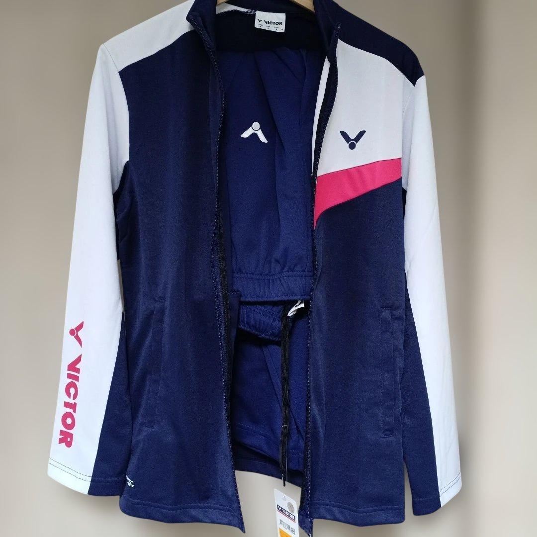 VICTOR ウォームアップウエア 上下 M バドミントン