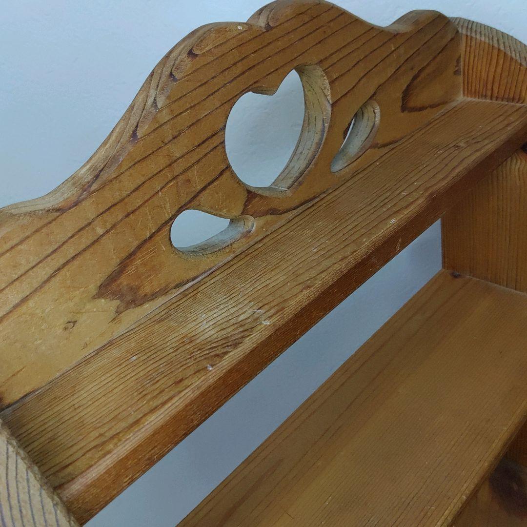 カントリー家具 アメリカン カントリー ハートシェルフ カップボード