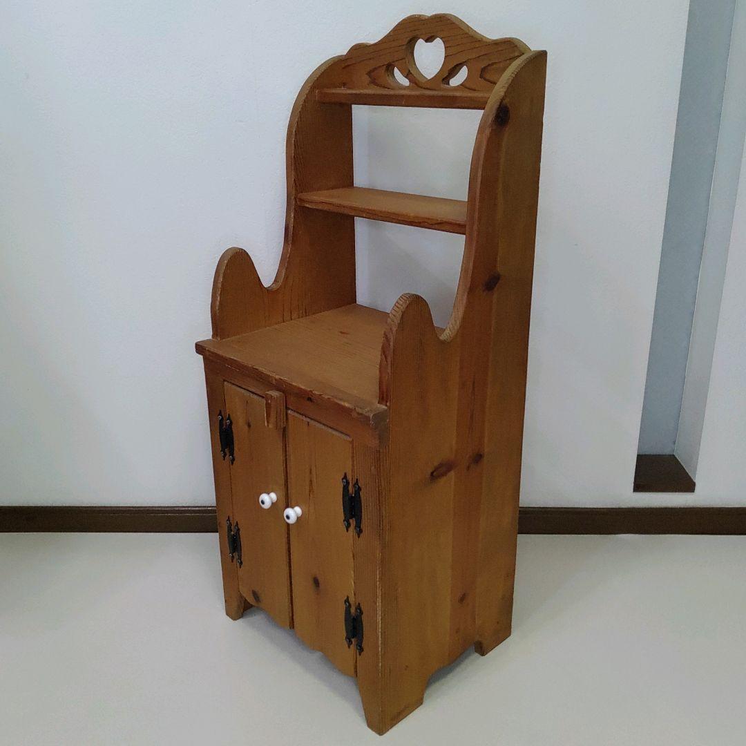 カントリー家具 アメリカン カントリー ハートシェルフ カップボード